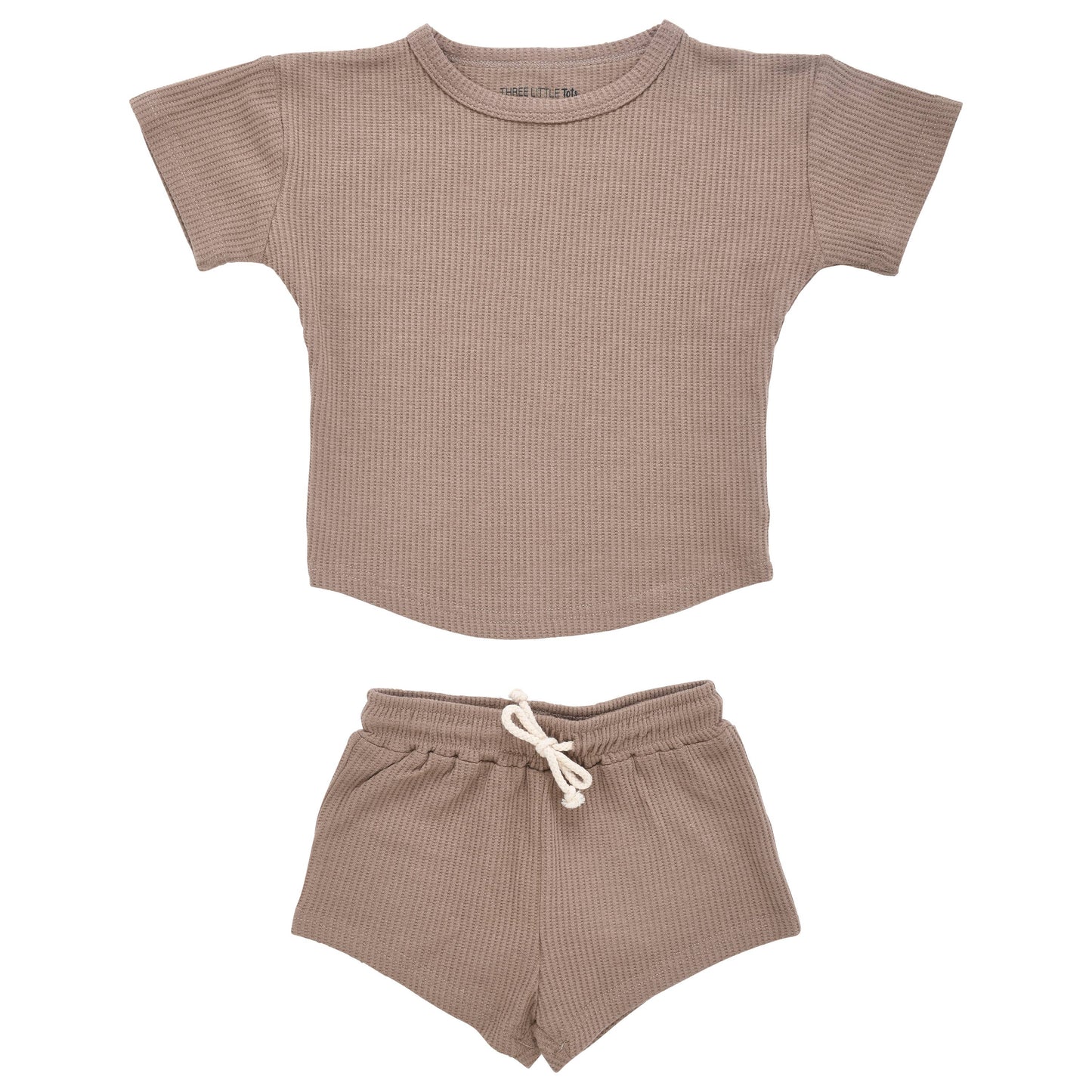 Summer Waffle Toddler Top & Bottom Set