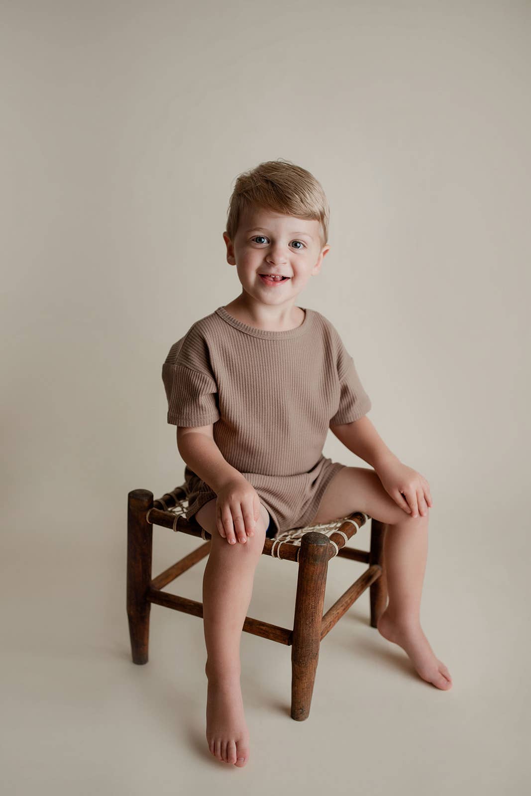 Summer Waffle Toddler Top & Bottom Set